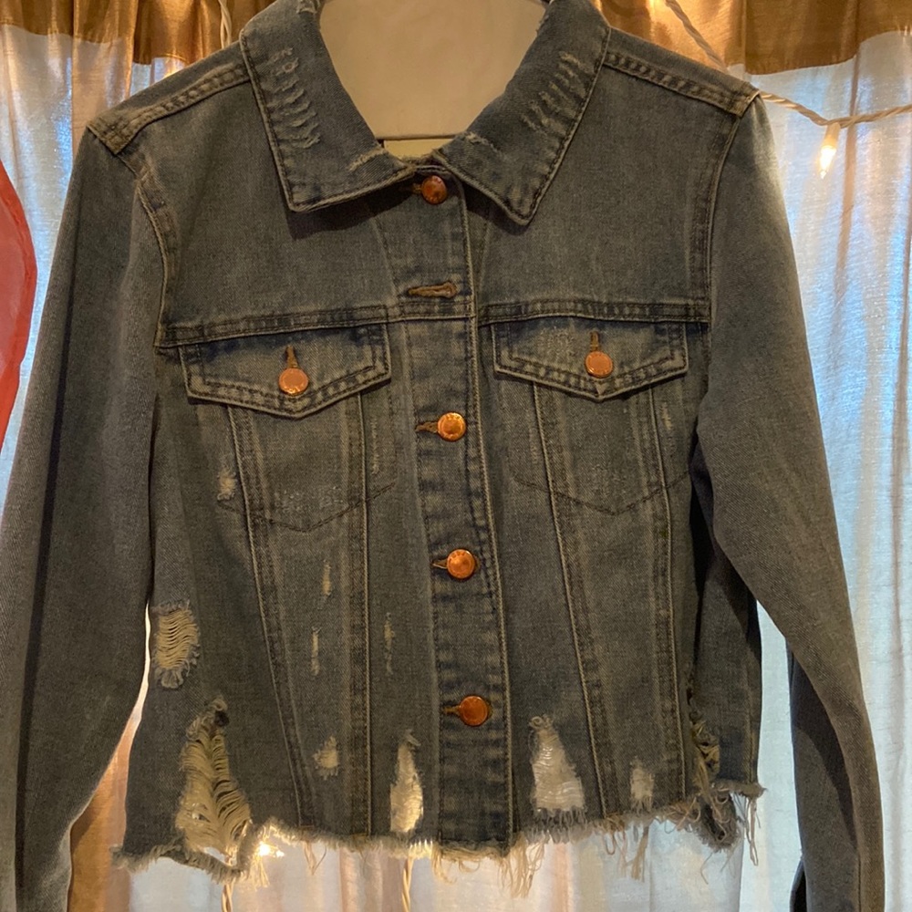 Cropped Jean Jacket